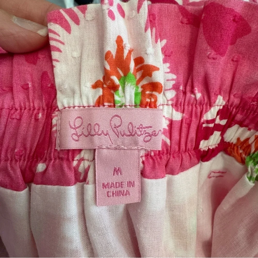 Lilly Pulitzer Poppy Floral Textured Skirt